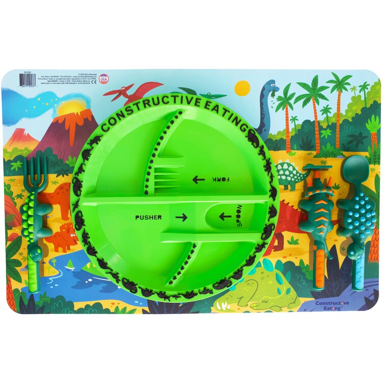 Dinosaur plate clearance set